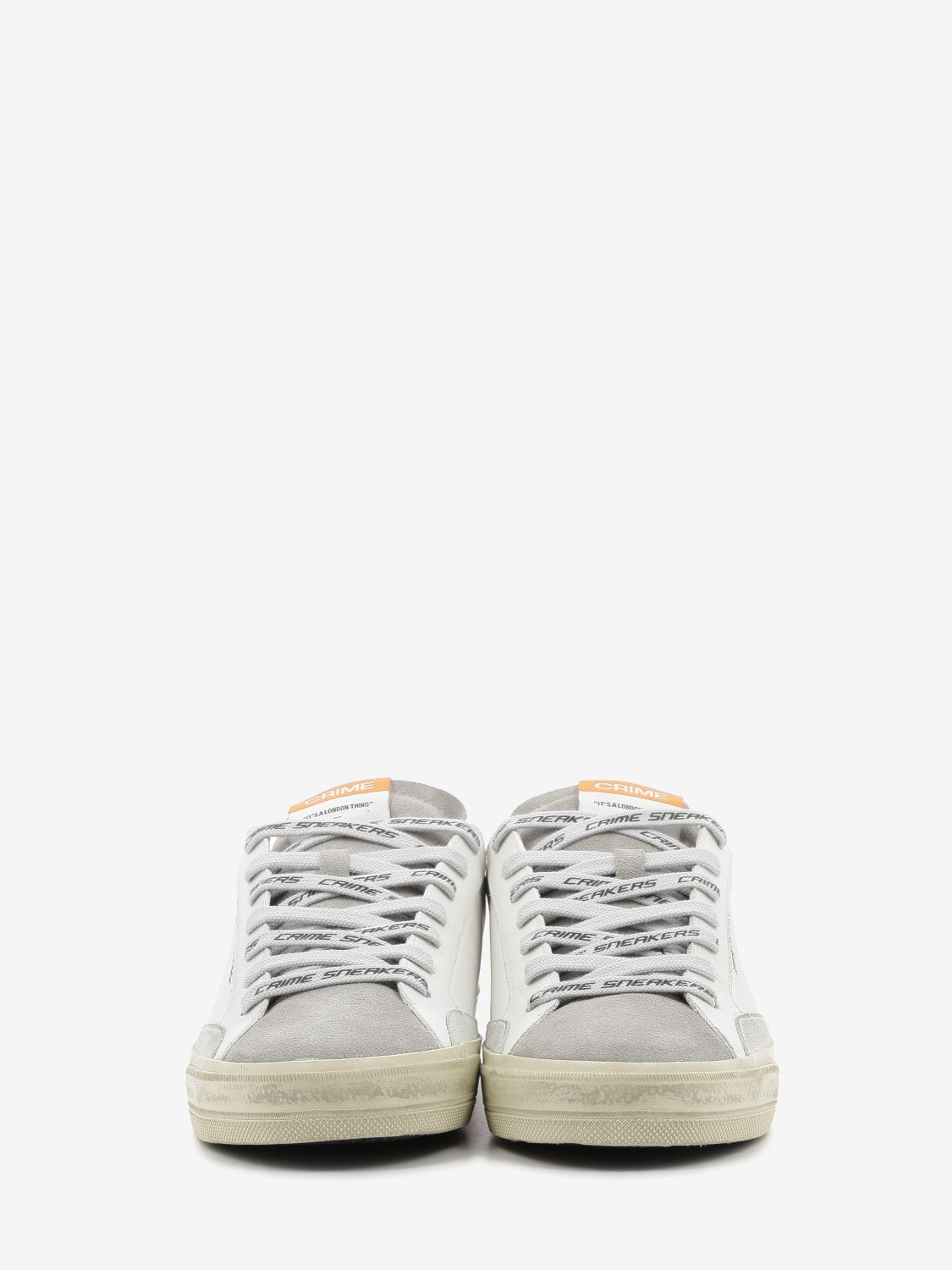 Distressed LO Sneakers white / grey
