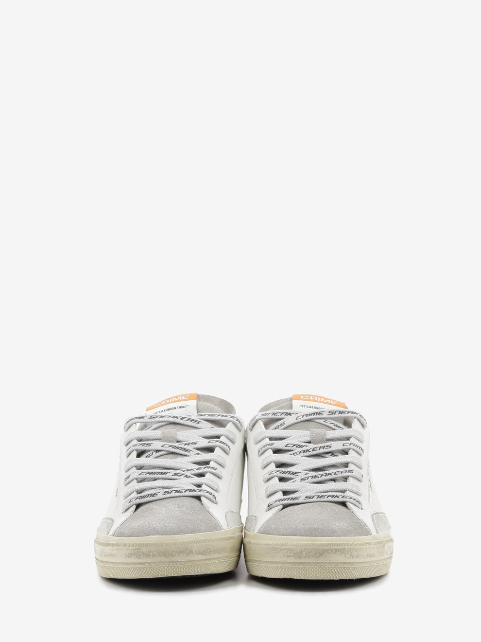 Distressed LO Sneakers white / grey