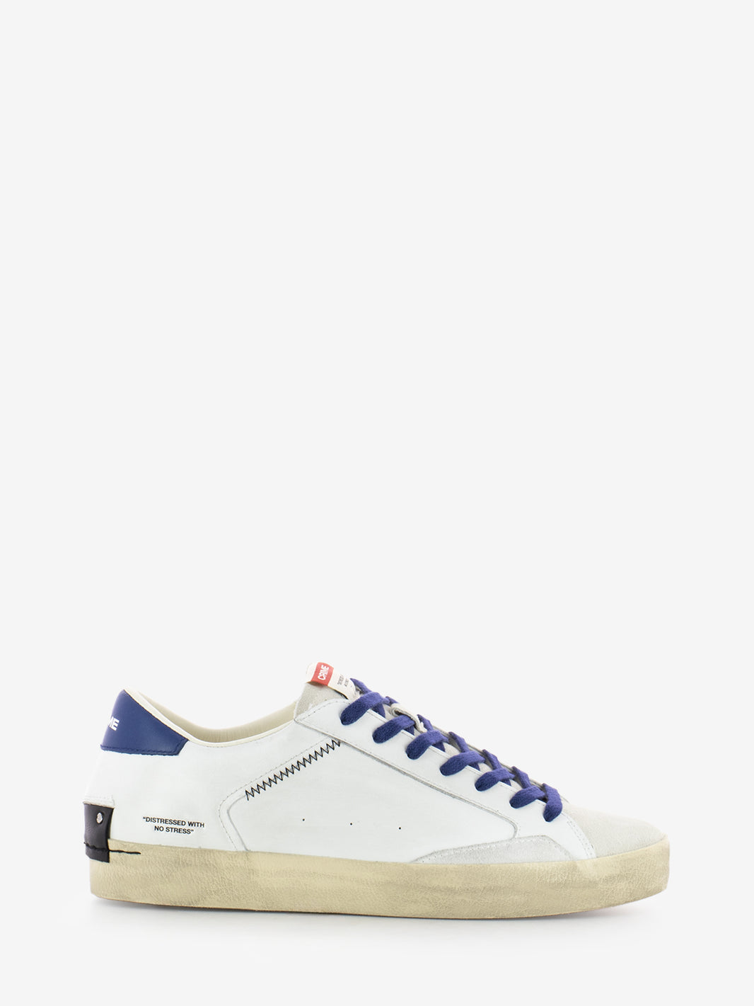 Sneakers Distressed white / blu