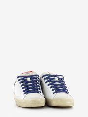 CRIME - Sneakers Distressed white / blu