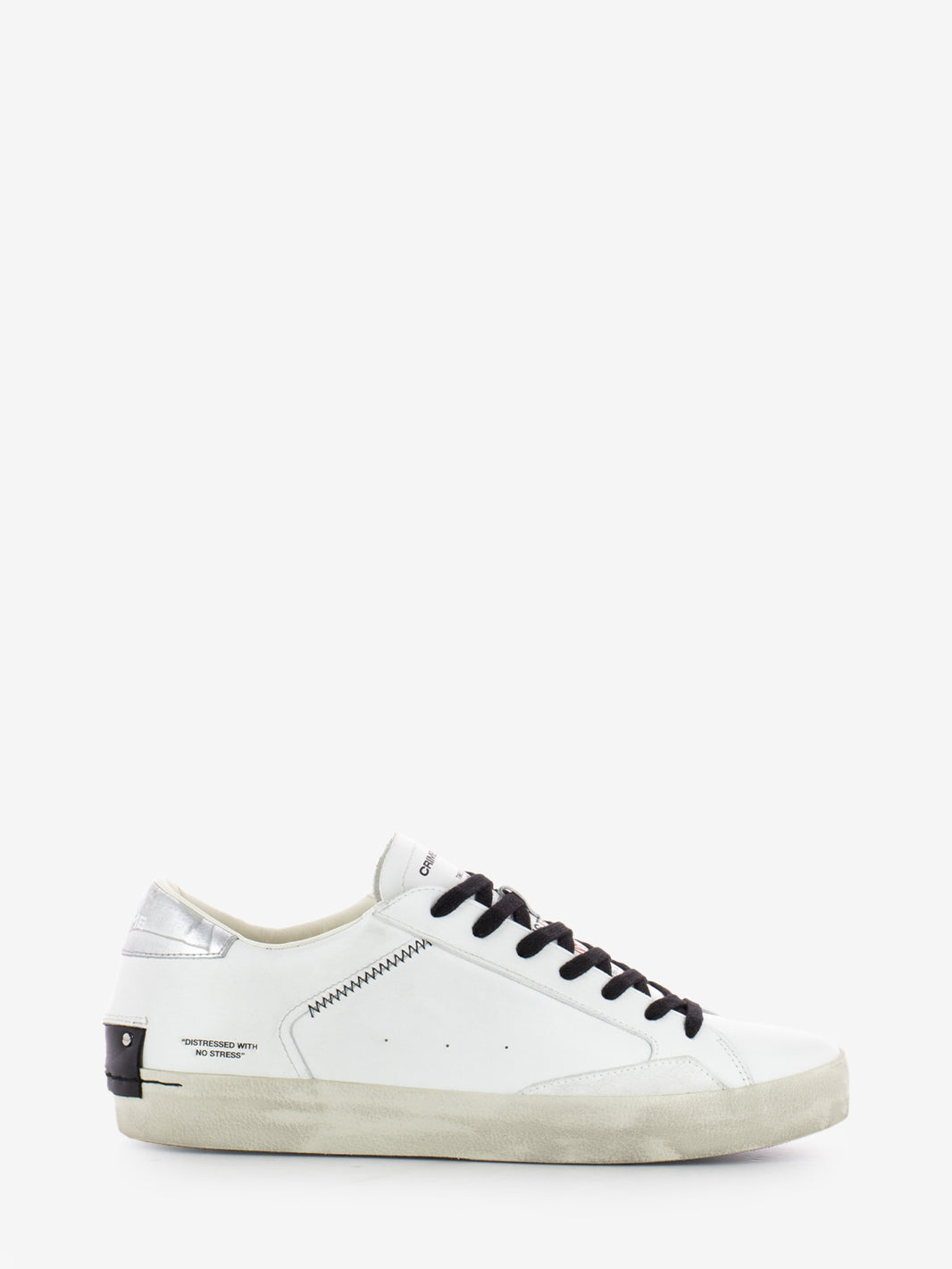 Sneakers Distressed white / orange