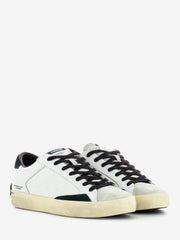 CRIME - Sneaker Distressed white / green