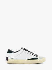 CRIME - Sneaker Distressed white / green