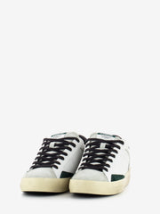 CRIME - Sneaker Distressed white / green