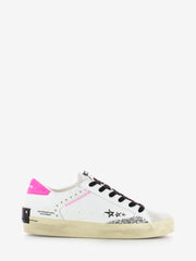 CRIME - Sneaker Distressed white / pink