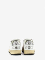 CRIME - Sneakers Chelsea bianche con glitter