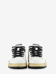 CRIME - Sneakers Chelsea bianche con glitter