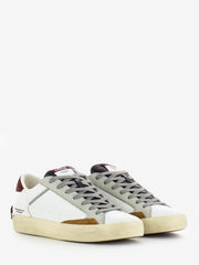 CRIME - Sneakers Distressed bianche e nere