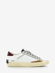 CRIME - Sneakers Distressed bianche e nere