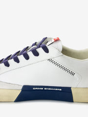 CRIME - Sneakers Distressed bianco / blu