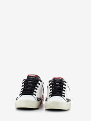 CRIME - Sneakers distressed bianco / cavallino