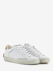 CRIME - Sneakers Distressed bianco / lime