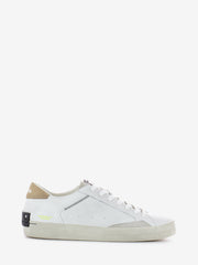 CRIME - Sneakers Distressed bianco / lime