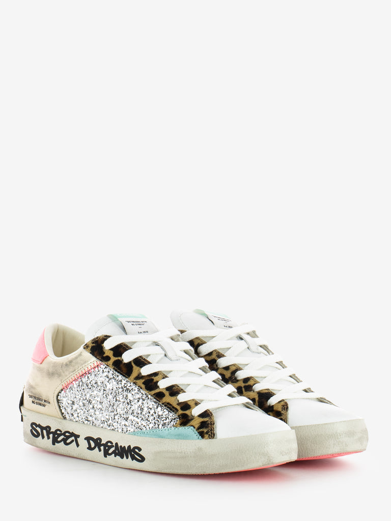 CRIME - Sneakers Distressed bianco / multicolor