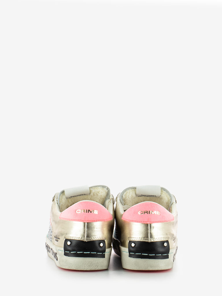 CRIME - Sneakers Distressed bianco / multicolor