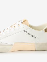 CRIME - Sneakers Distressed bianco / oro