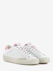 CRIME - Sneakers Distressed bianco / rosa