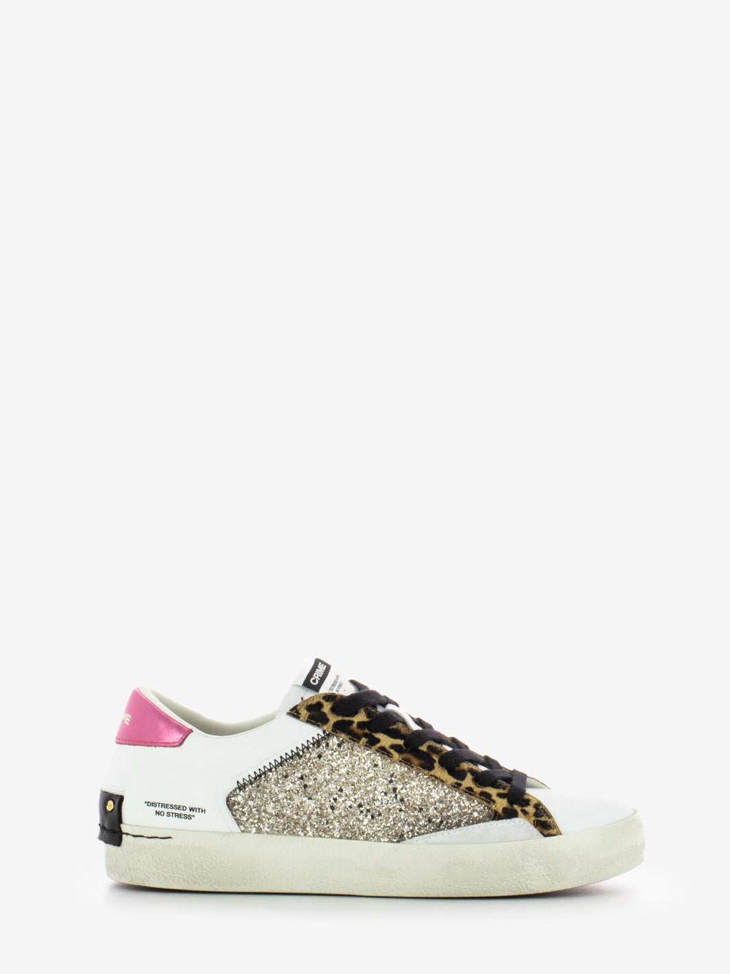Sneakers Distressed glitter multicolor