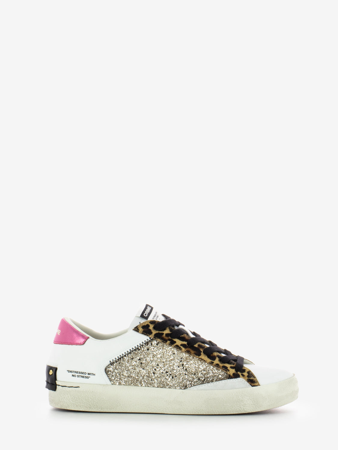 Sneakers Distressed glitter multicolor