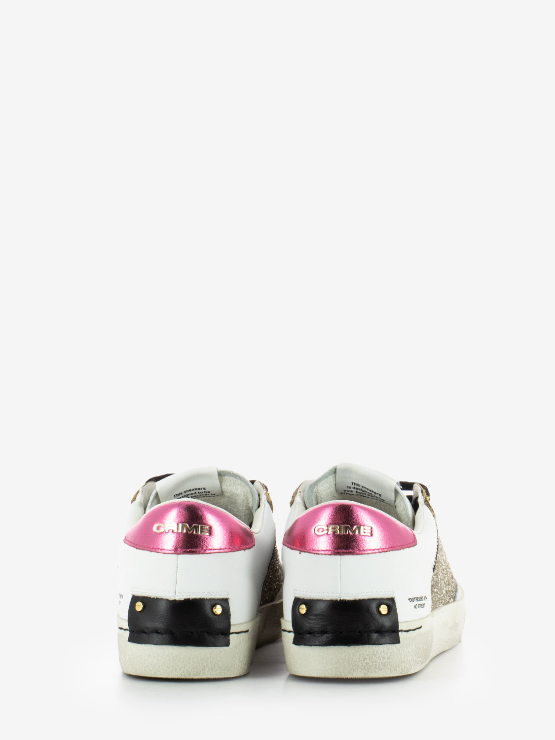 Sneakers Distressed glitter multicolor