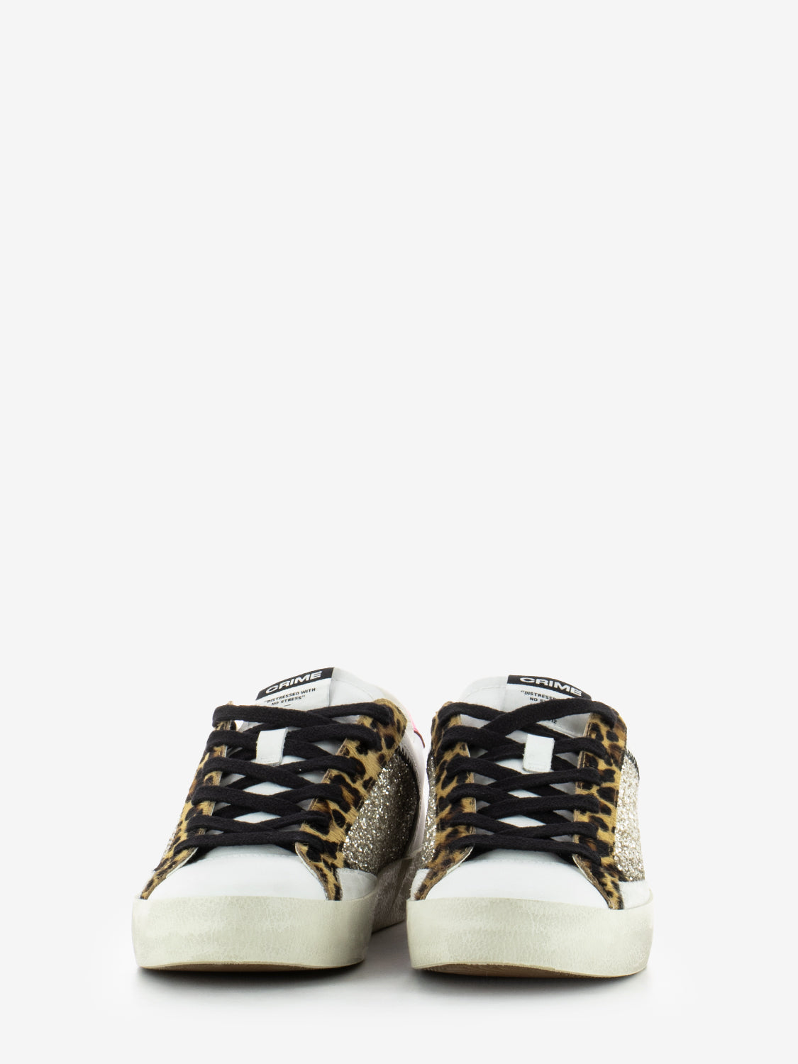 Sneakers Distressed glitter multicolor