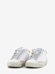 CRIME - Sneakers distressed white / animalier