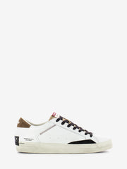 CRIME - Sneakers distressed white / brown