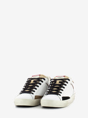 CRIME - Sneakers distressed white / brown