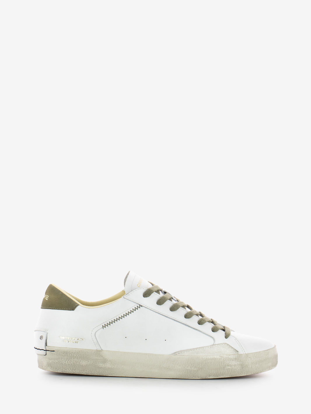 Sneakers Distressed white / olive