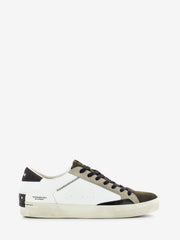 CRIME - Sneakers Distressed white / taupe