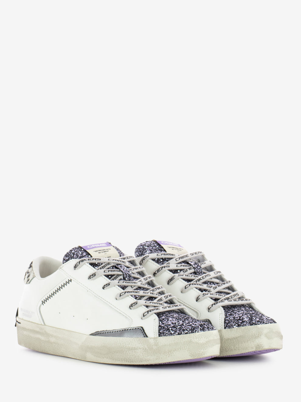 Sneakers distressed white