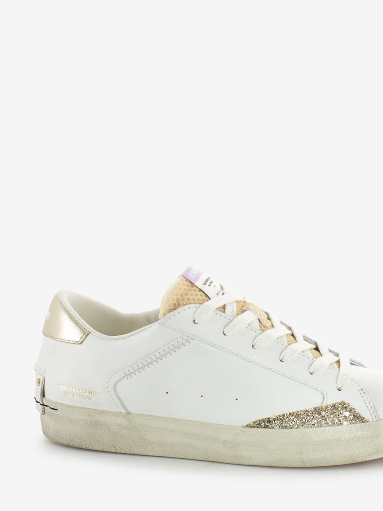 CRIME - Sneakers Distressed white