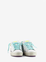 CRIME - Sneakers Sk8 deluxe bianco / azzurro