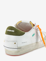 CRIME - Sneakers Sk8 deluxe bianco / militare