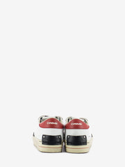 CRIME - Sneakers SK8 deluxe bianco / nero / rosso