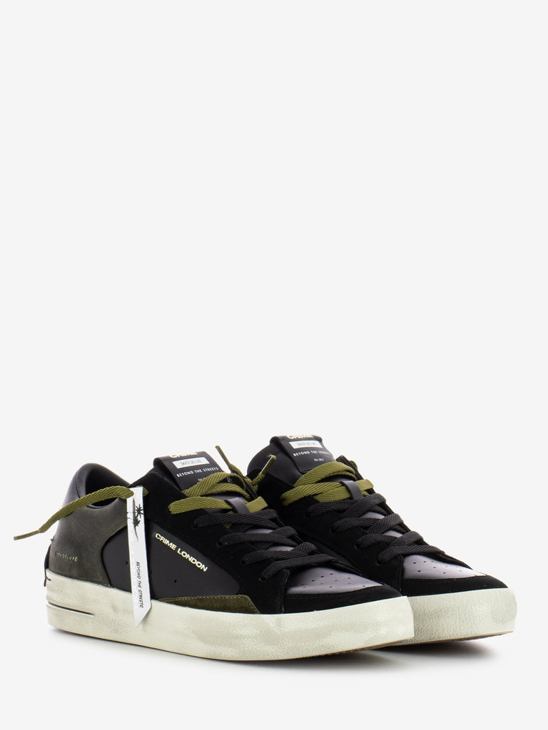 CRIME - Sneakers SK8 Deluxe nere