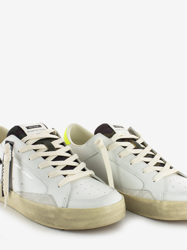 CRIME - Sneakers Sk8 Deluxe white / black