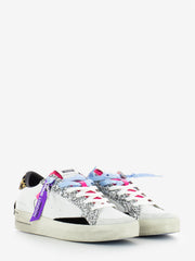 CRIME - Sneakers SK8 deluxe white / glitter