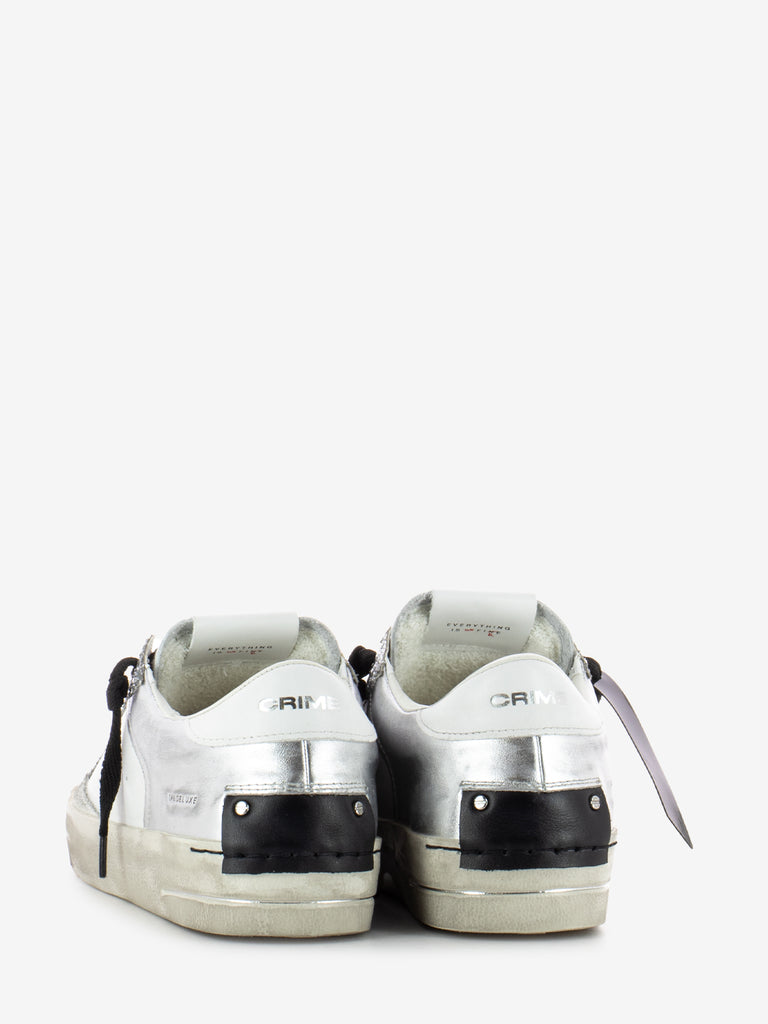 CRIME - Sneakers Sk8 Deluxe white / silver