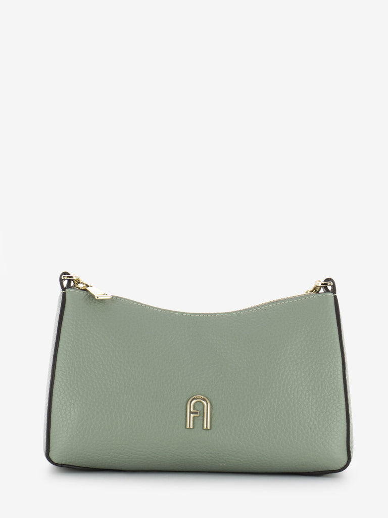 FURLA - Borsa Primula mini mineral green / metal taupe