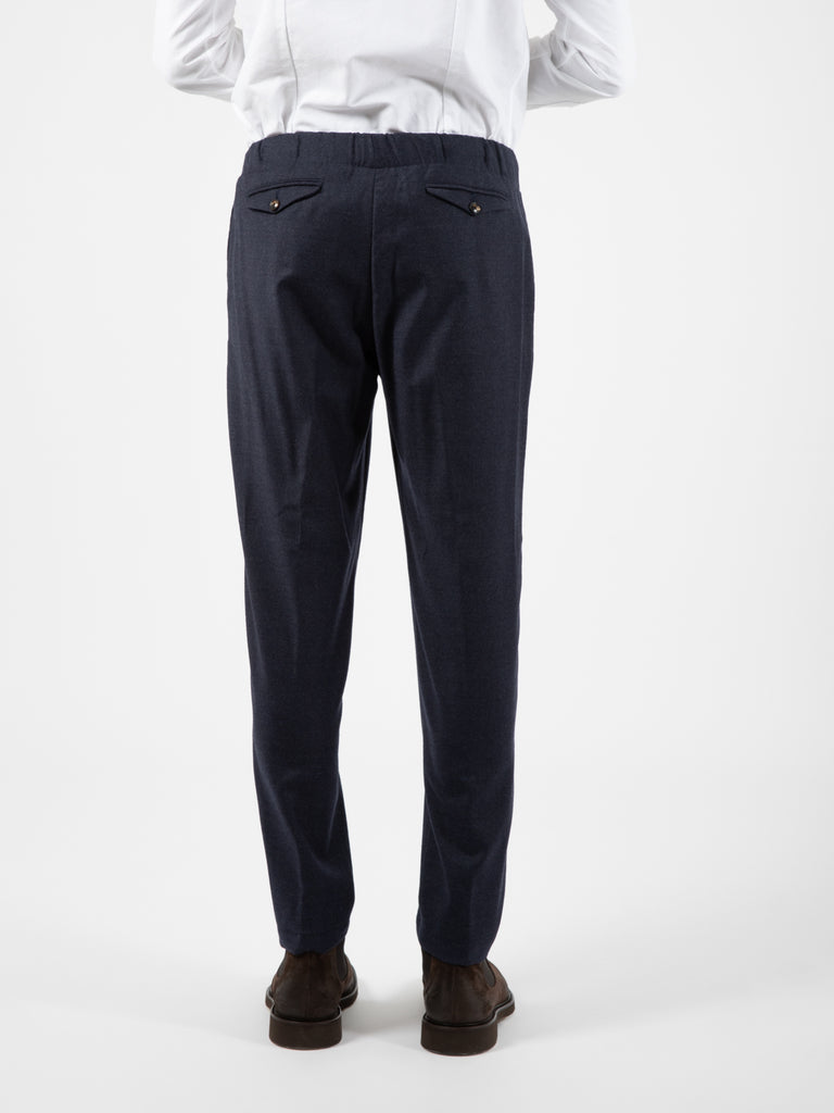 CRUNA - Pantalone Burano 1209 blu notte