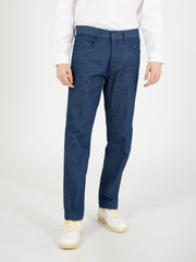 CRUNA - Pantaloni Venice denim avio