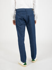 CRUNA - Pantaloni Venice denim avio