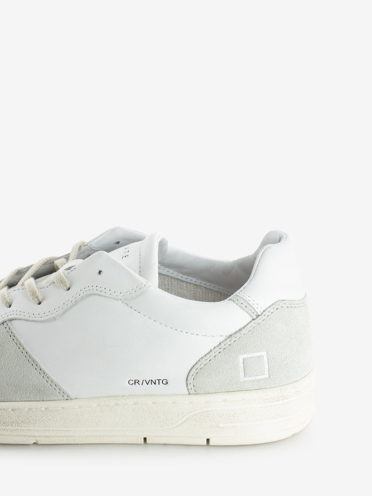 D.A.T.E. - Court vintage calf white