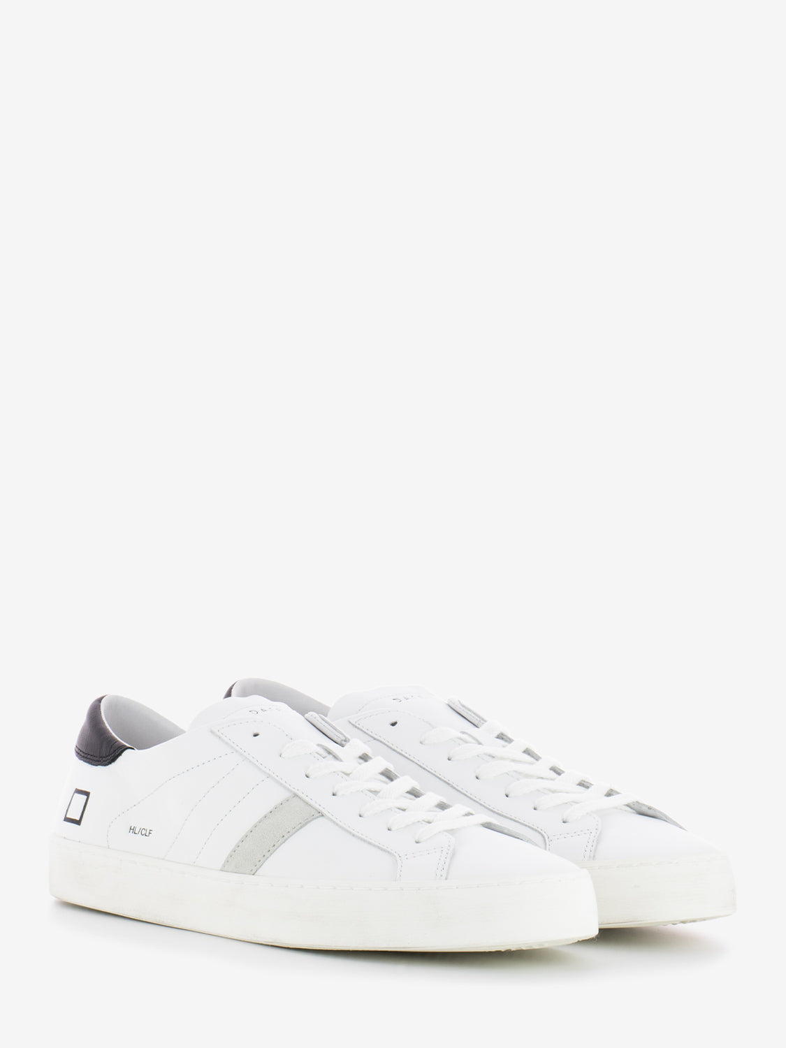 Hill low calf white / black