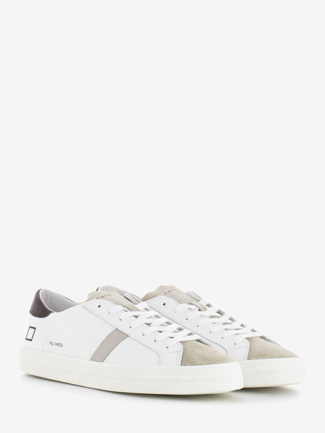 Hill low calf white / testa di moro