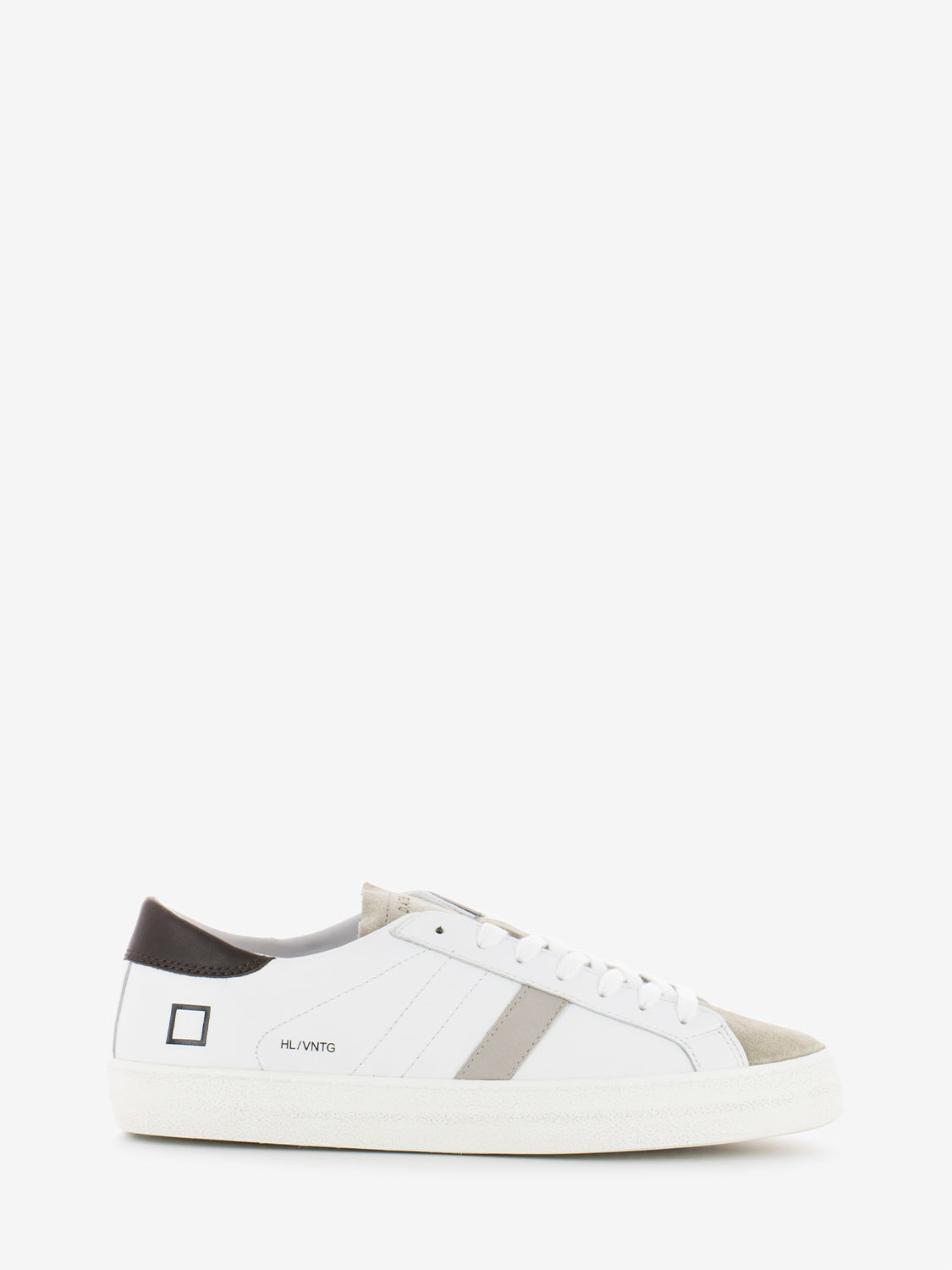 Hill low calf white / testa di moro