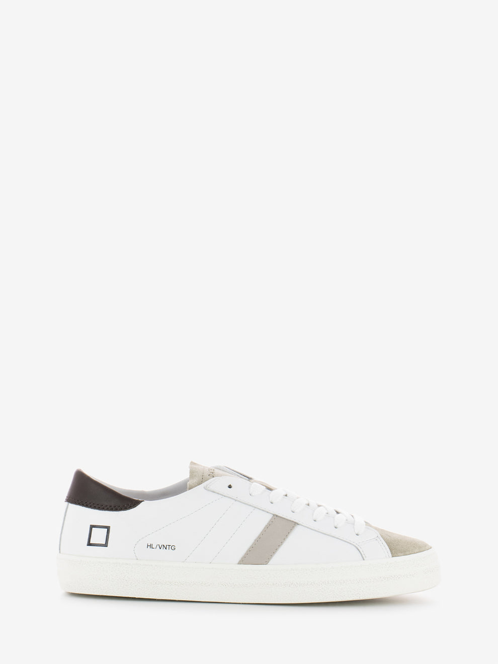 Hill low calf white / testa di moro