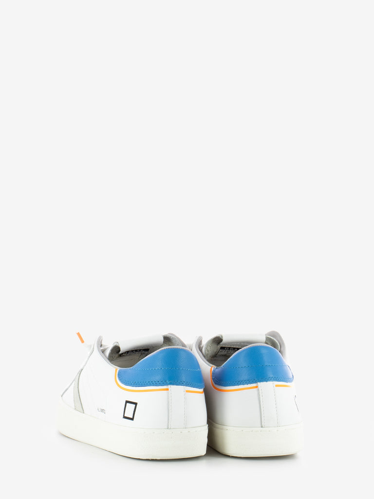 D.A.T.E. - Hill Low Vintage Calf white / bluette