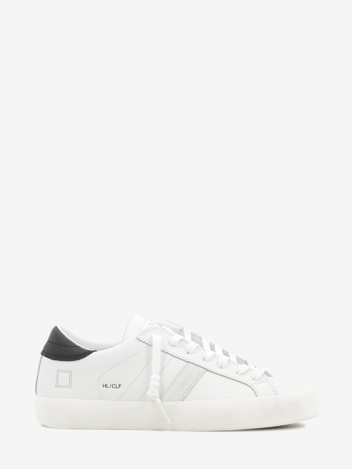 HILL CALF WHITE/BLACK SNEAKERS W441-HL-CA-WB